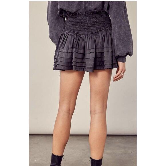 Mustard Seed Skort-Black-S19382-Size Large-NWT - Picture 1 of 2